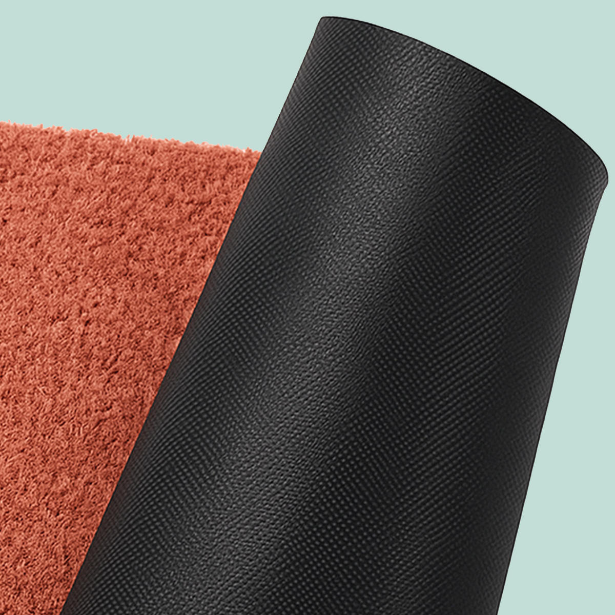 ROHOŽ - pink, textil/plast (60/40cm) - Relaxdays