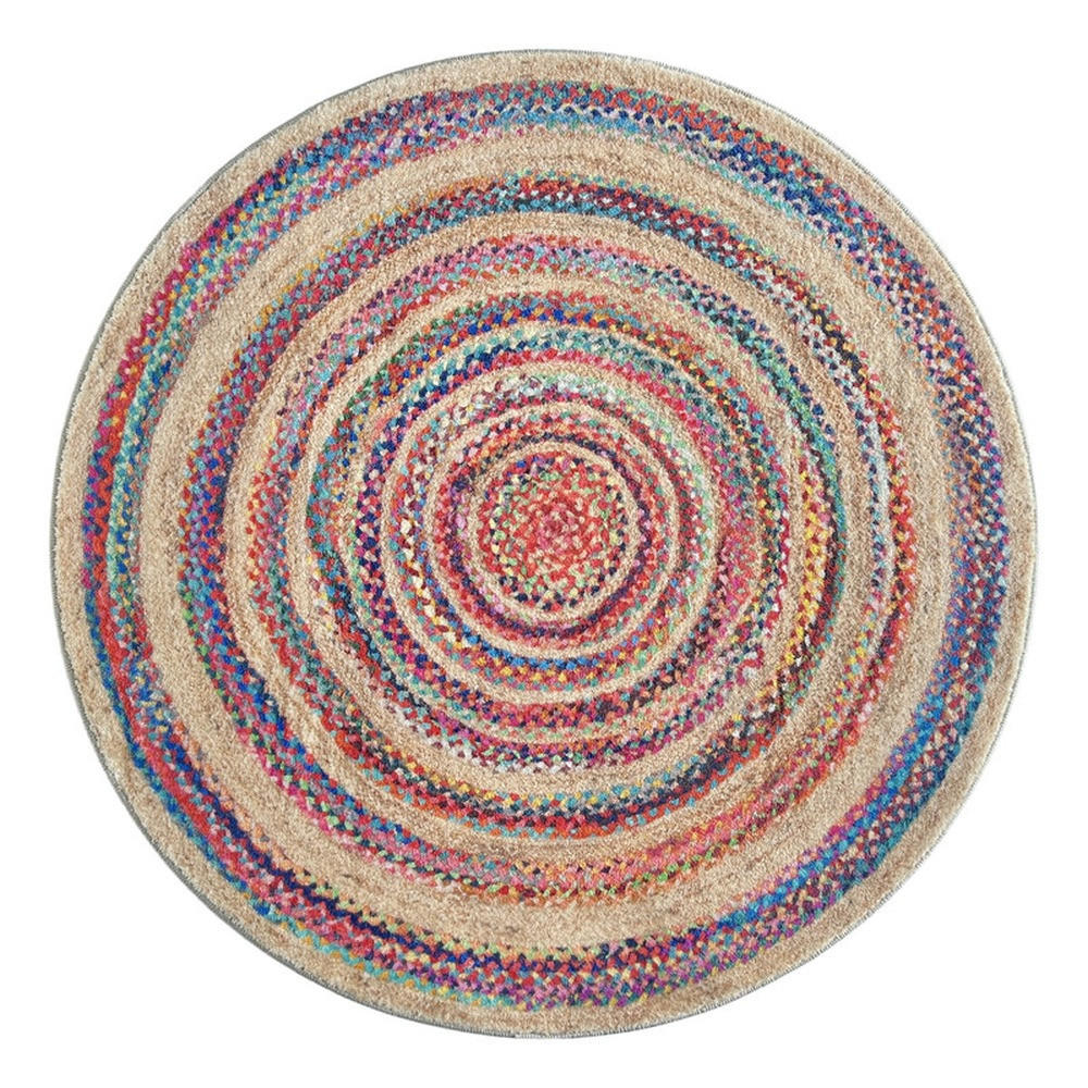 DESIGNTEPPICH Brady Multicolor 150x150 cm - Multicolor, Textil (150/150cm) - Vercai Rugs