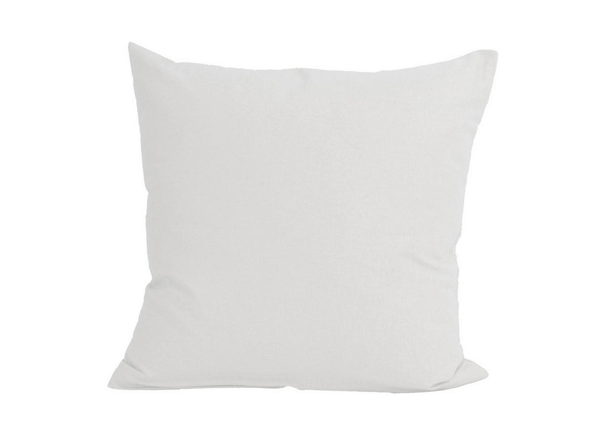 KISSENBEZUG Basic 100% Baumwolle weiß 40/40 cm - Weiß, Textil (40/40cm) - beties Heimtextil