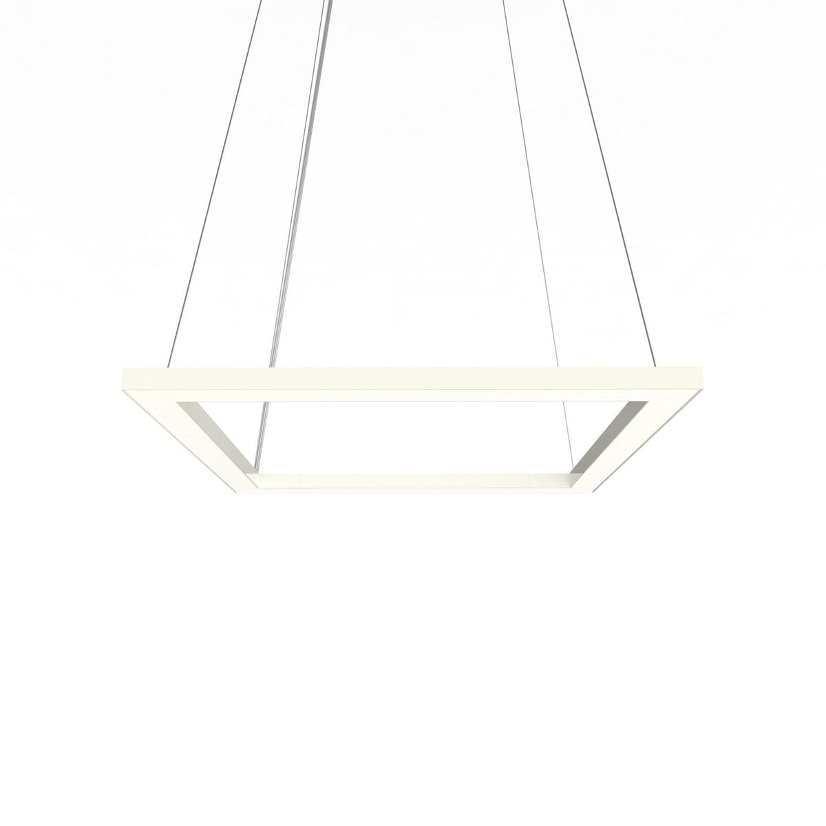 LED-HÄNGELEUCHTE - Weiß Hochglanz, Metall (40/40/100cm) - Lumicom