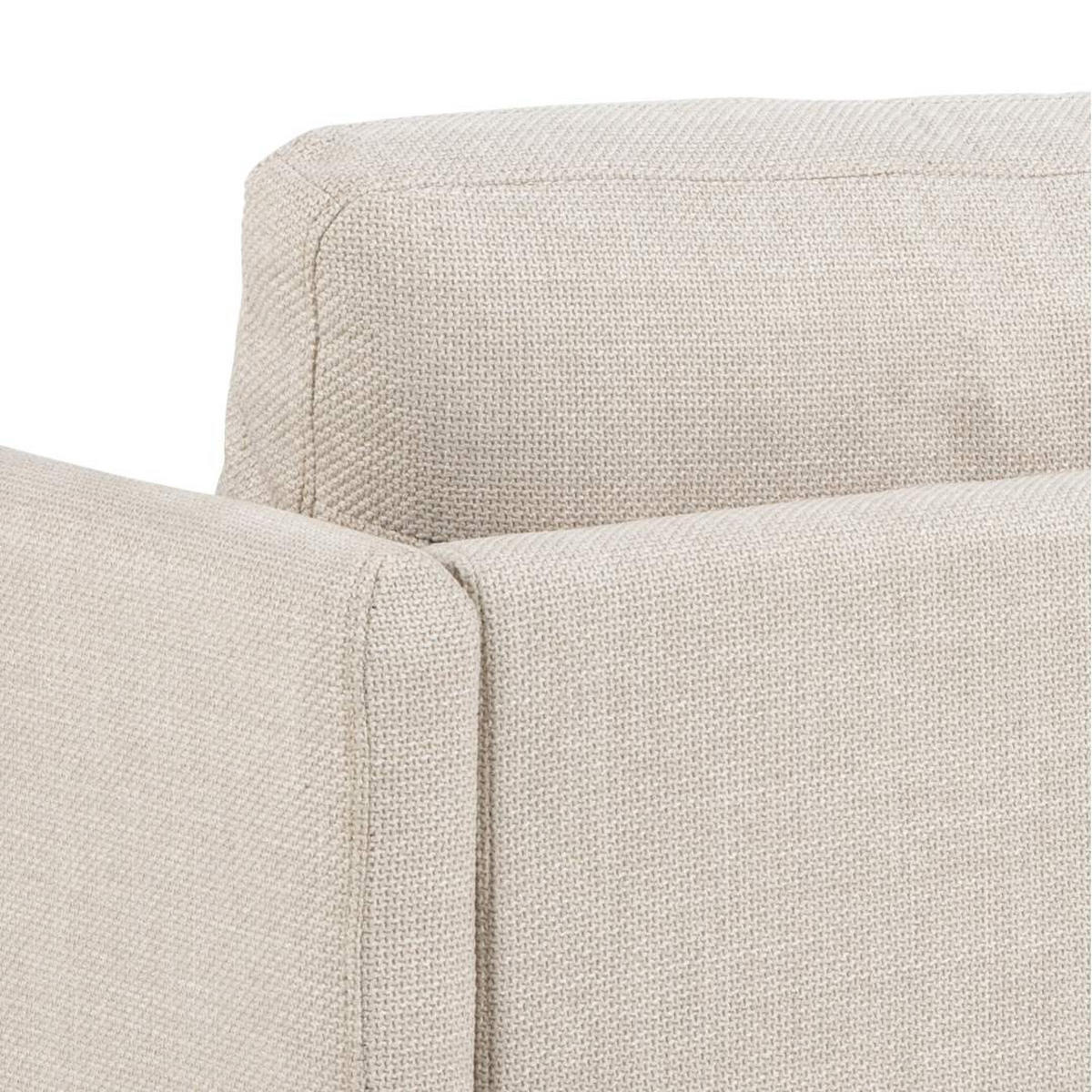 CHAISELONGSOFA, Milly, Beige, Stoff, 201 x 132 x 84 cm - Beige, Textil (201/84/132cm) - ebuy24