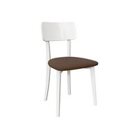 ESSZIMMERSTUHL Hugo VI - Weiß/Braun, Holz/Textil (47/86/48cm) - MIRJAN24