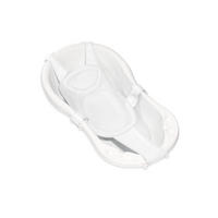 BABYBADENETZ Turtle weiß Badewanneneinsatz, Kunststoff-Clips, weiches Netz, universell passend - Weiß, Textil (60/80cm) - Lorelli
