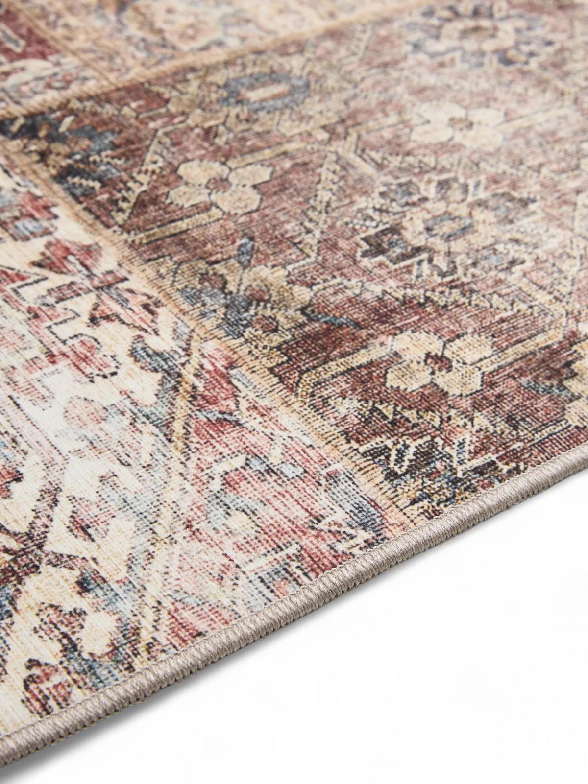 TEKAŠKI preproga George večbarvna/rjava 80x240 cm - večbarvno/rjava, umetna masa (80/240cm) - benuta