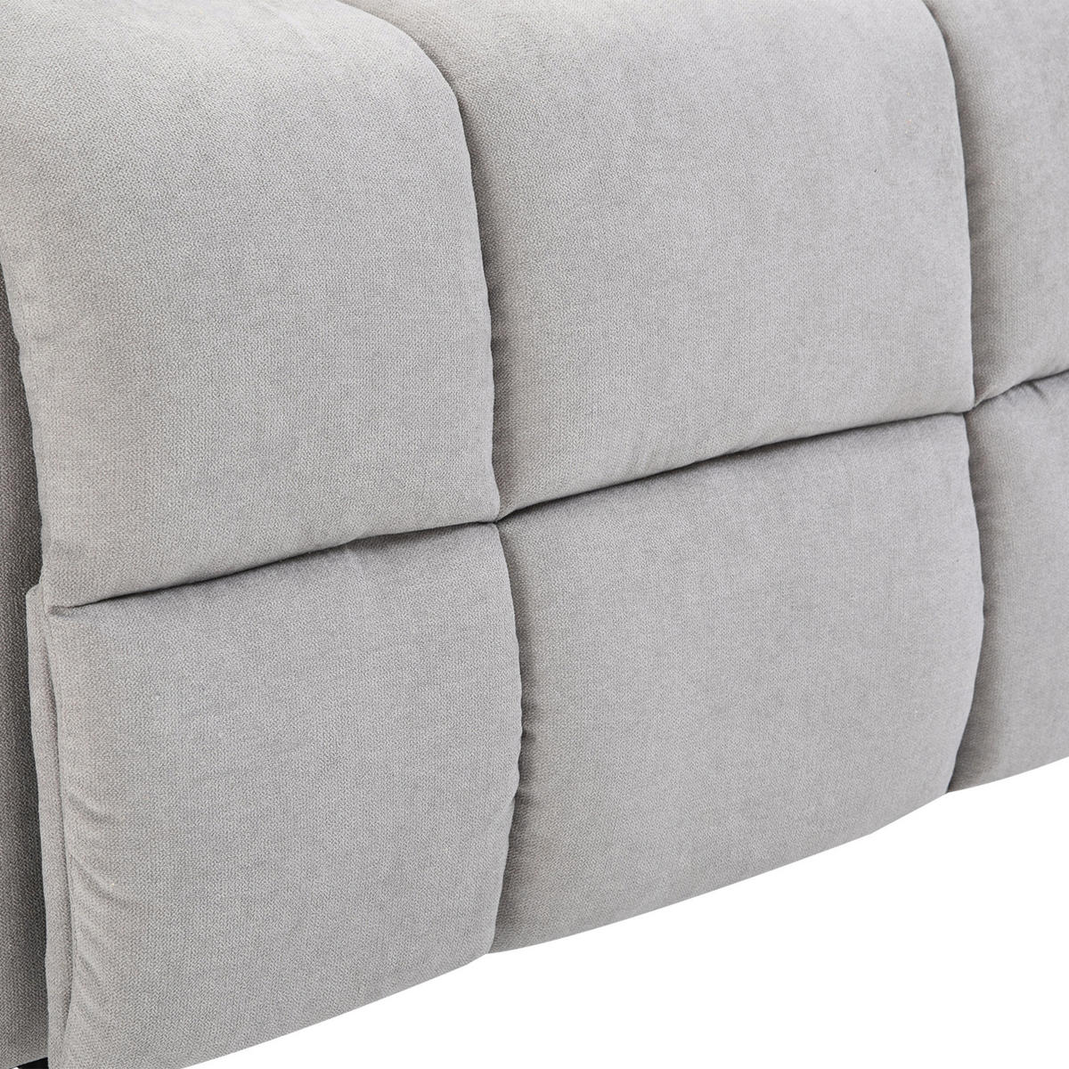 MASSAGESESSEL mit Aufstehhilfe Relaxsessel Fernsehsessel mit Wärmefunktion Grau - Grau, Kunststoff (95/105/83cm) - HOMCOM