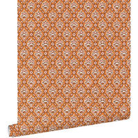 TAPETE Blumenmuster 50 x 900 cm - Orange, Papier (50/900cm) - ESTAhome