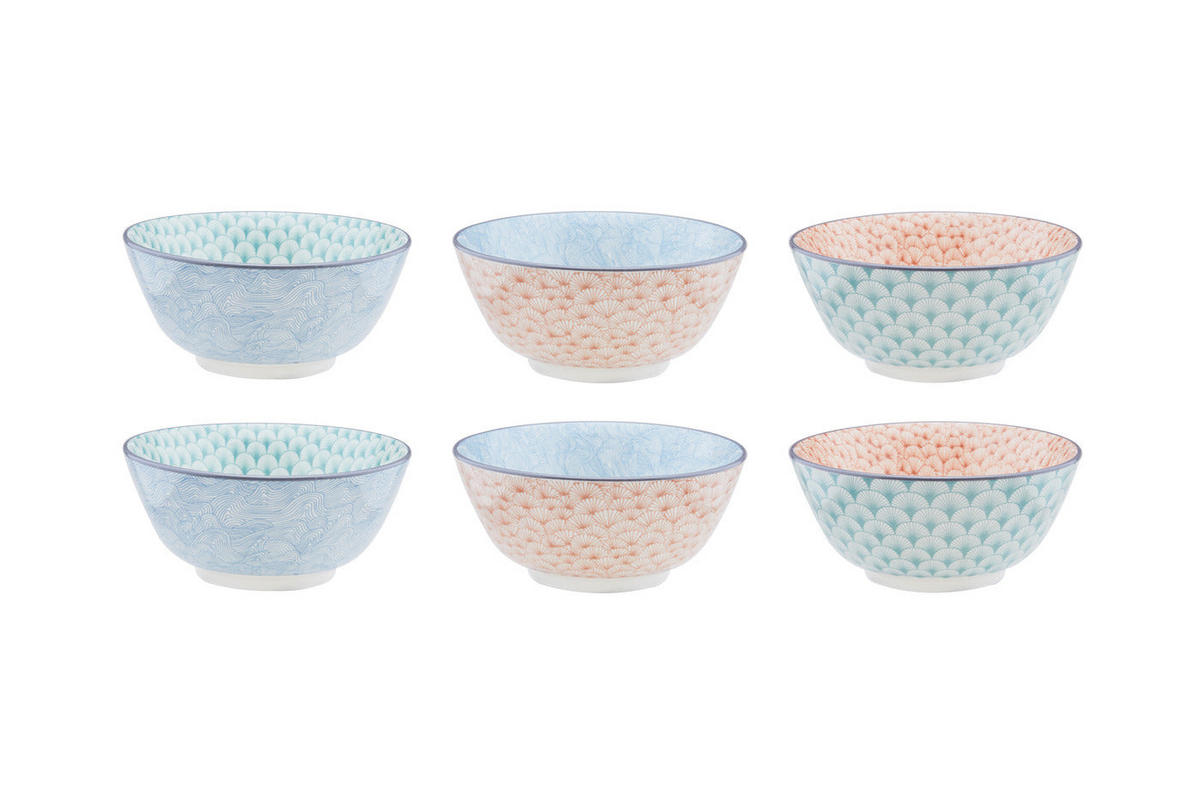 SERVICE Die Essentials - 18 Teile - Pastel - Pink, Keramik (1/1/1cm) - Björn