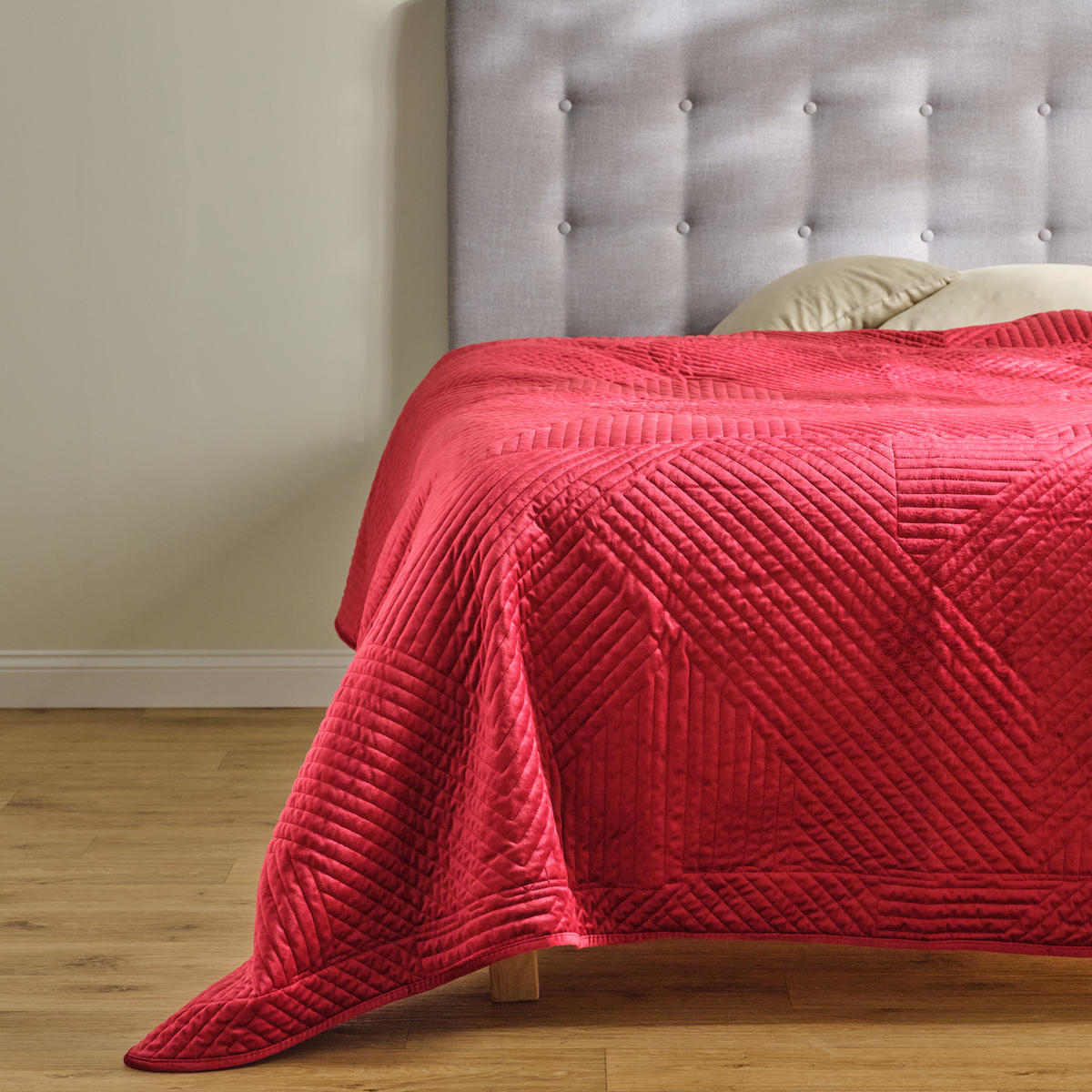 TAGESDECKE Minister - Rot, Textil (200/220cm) - home&you