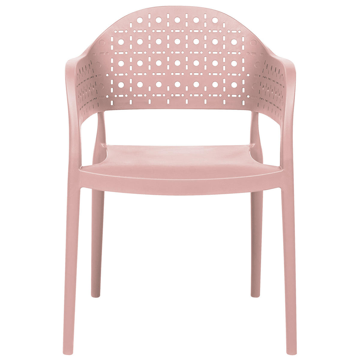 STUHL 4er-Set Rosa Narino - Pink, Kunststoff (55/78/50cm) - Beliani