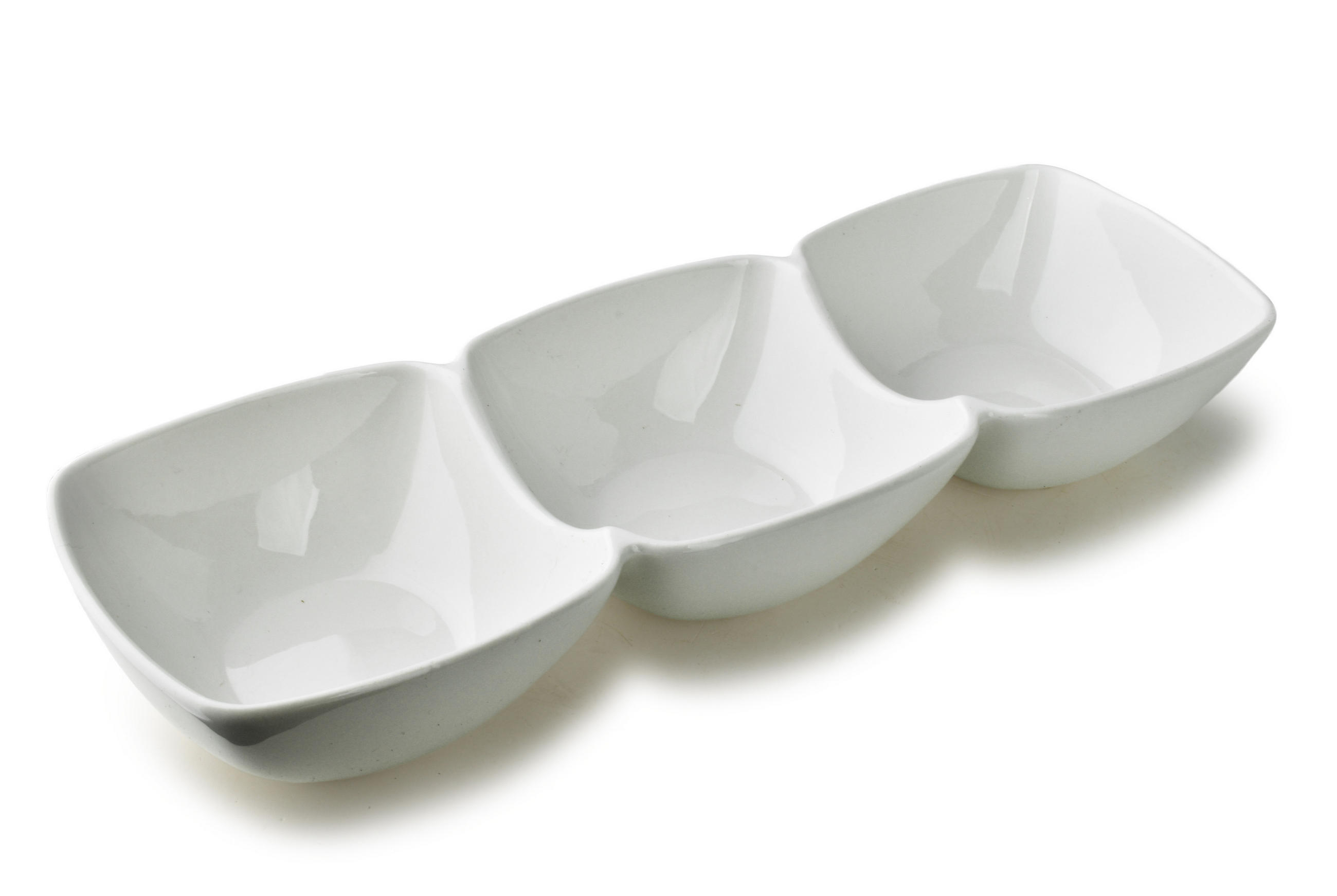 SCHALE Basic weiß 32.5/11/5 cm Porzellan - Weiß, Keramik (11/32.5/5cm) - Mondex