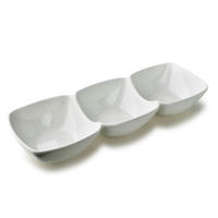 SCHALE Basic weiß 32.5/11/5 cm Porzellan - Weiß, Keramik (11/32.5/5cm) - Mondex