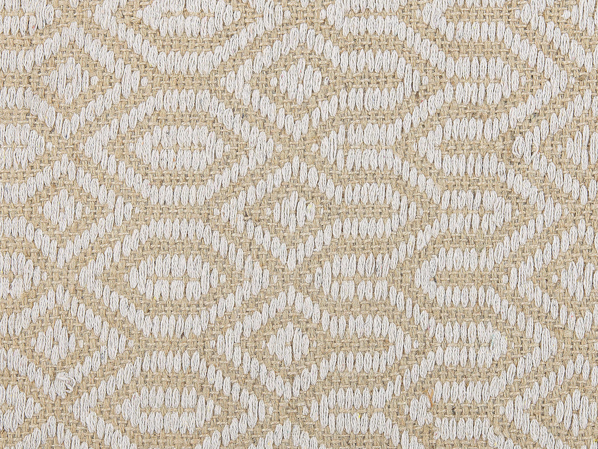 KURZFLOR-TEPPICH Pozanti 200/140 cm - Beige, Naturmaterialen (140/200cm) - Beliani