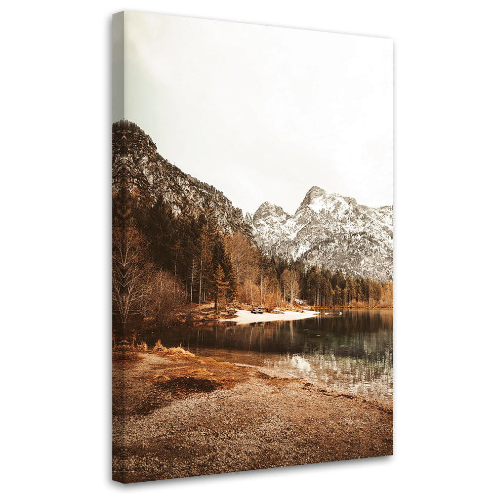 KUNSTDRUCK Beige 40/60 cm - Beige, Textil (40/60cm) - KUNSTLOFT