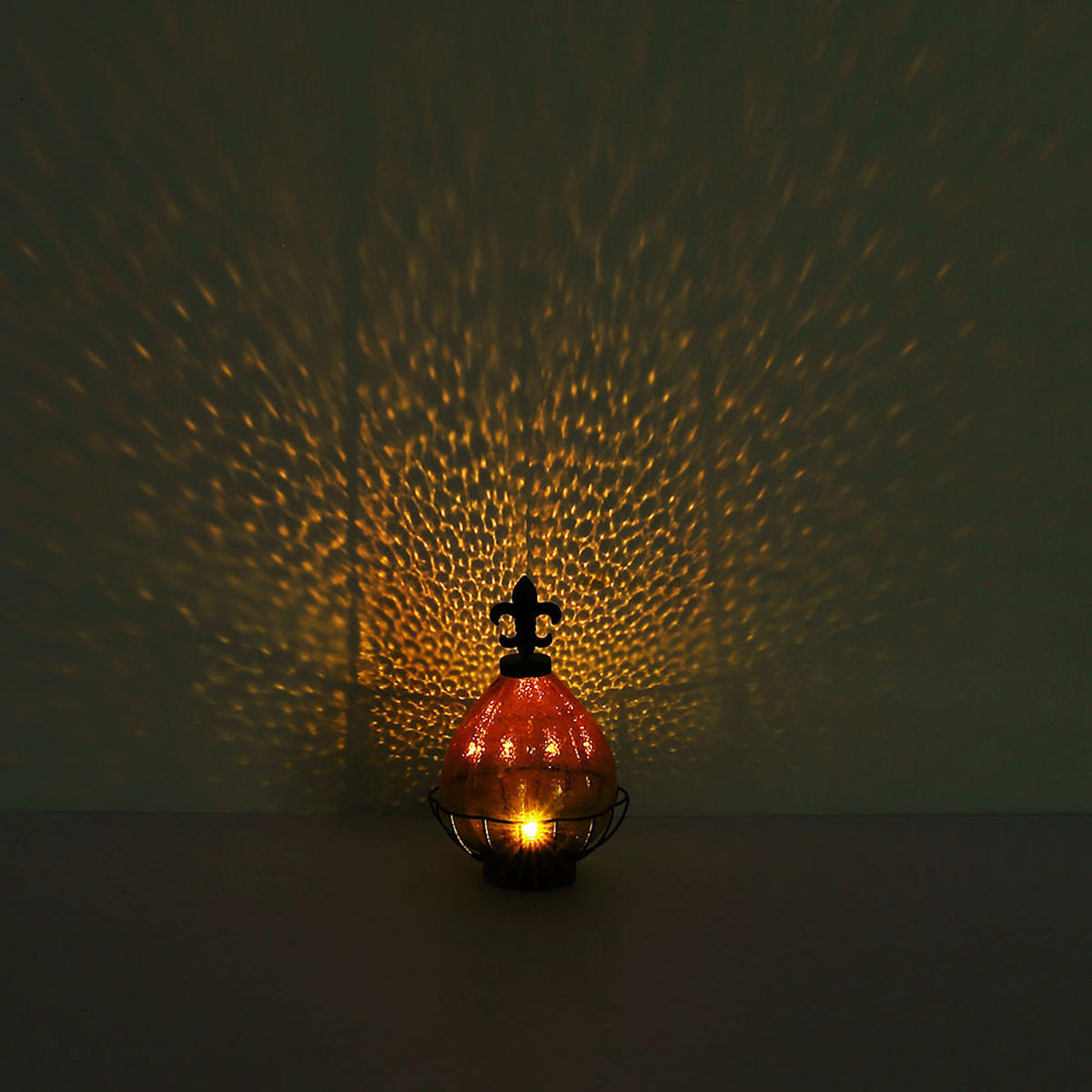 LED AUSSENLEUCHTE Metall Schwarz 2er Set - Schwarz, Glas (17/17/25cm) - Globo Lighting