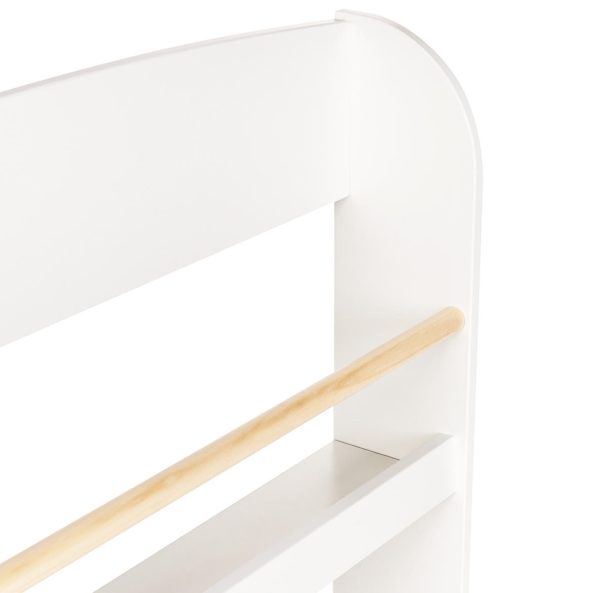 RAFT DE PERETE 100 cm alb Liloet - alb, compozit lemnos (60/100/12cm) - Beliani