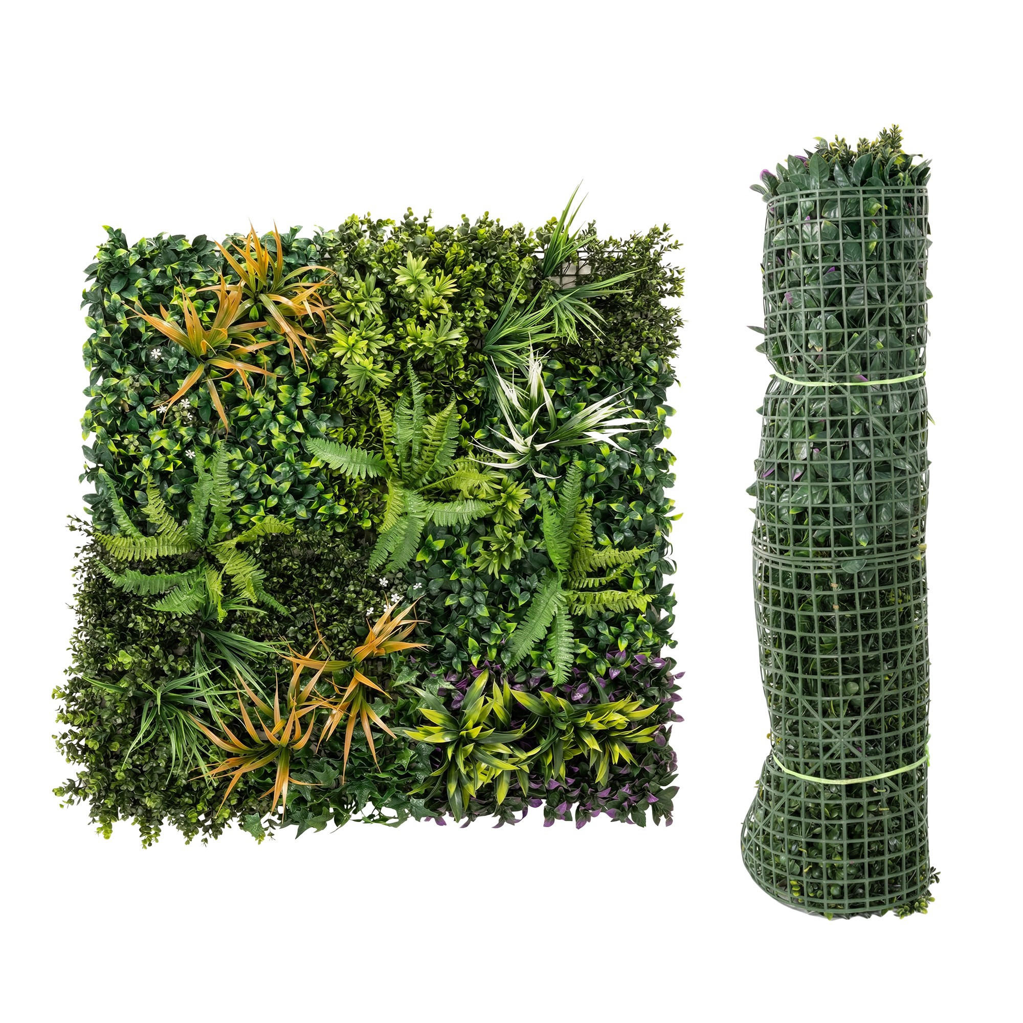 ComfortXL Graswand Mehrfarbig 100x1x100 cm