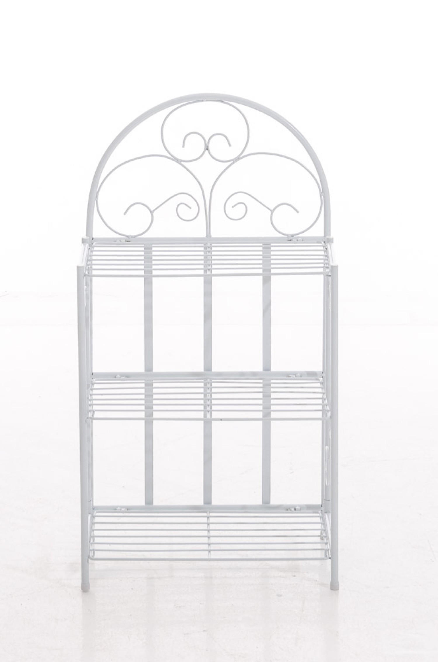 STANDREGAL Rosi weiß - Weiß, Metall (45.5/81.5/24cm) - TPFGarden
