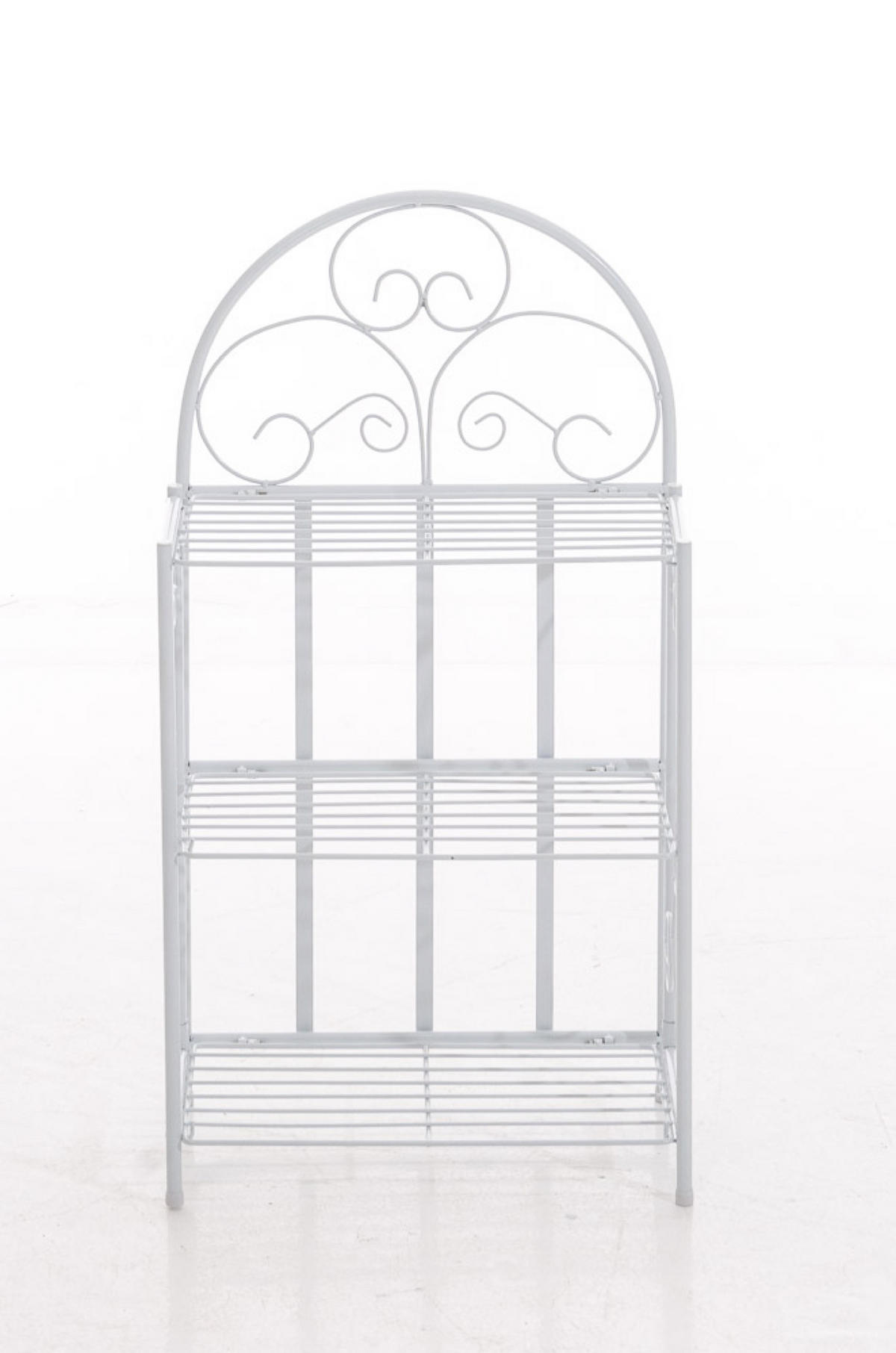 STANDREGAL Rosi weiß - Weiß, Metall (45.5/81.5/24cm) - TPFGarden