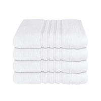 HANDTUCHSET Milano - 4-teilig - 50x100 cm - Weiß - Weiß, Textil (50/100cm) - SCHIESSER
