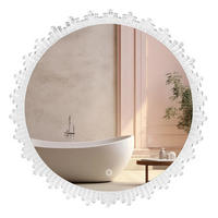SPIEGEL Rea Led 60cm Bl807 - Weiß, Keramik (60/4.5/60cm) - REA