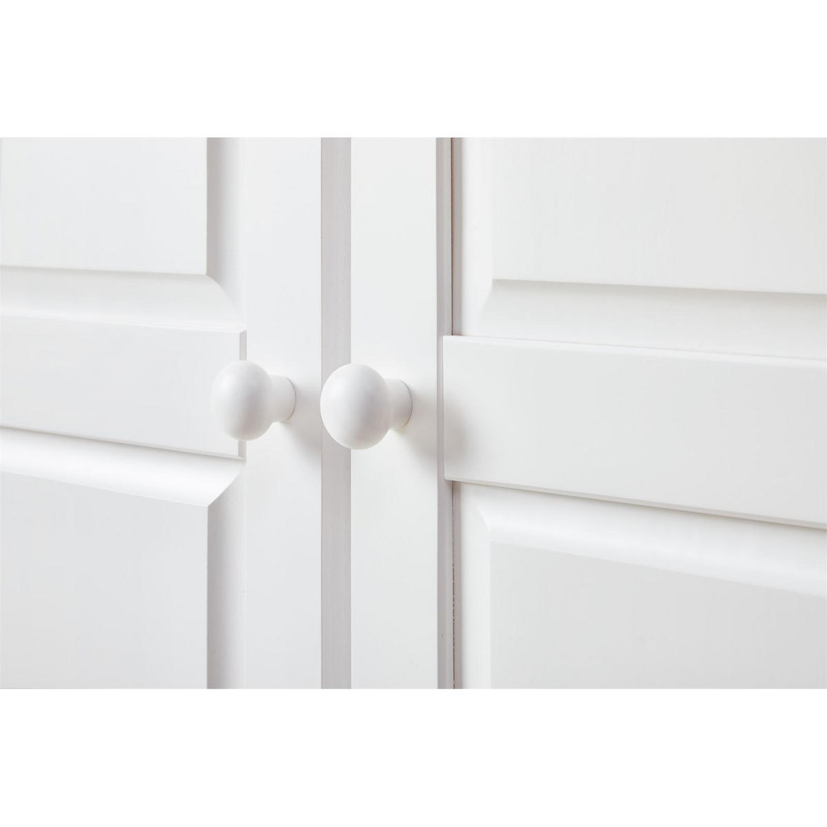 GARDEROBENSCHRANK BERGEN - Weiß, Holz (97/183/54cm) - IDIMEX