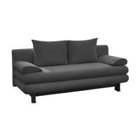 SOFA Flair, mit Schlaffunktion und Stauraum - Anthrazit, Textil (196/93/92cm) - Betten-ABC