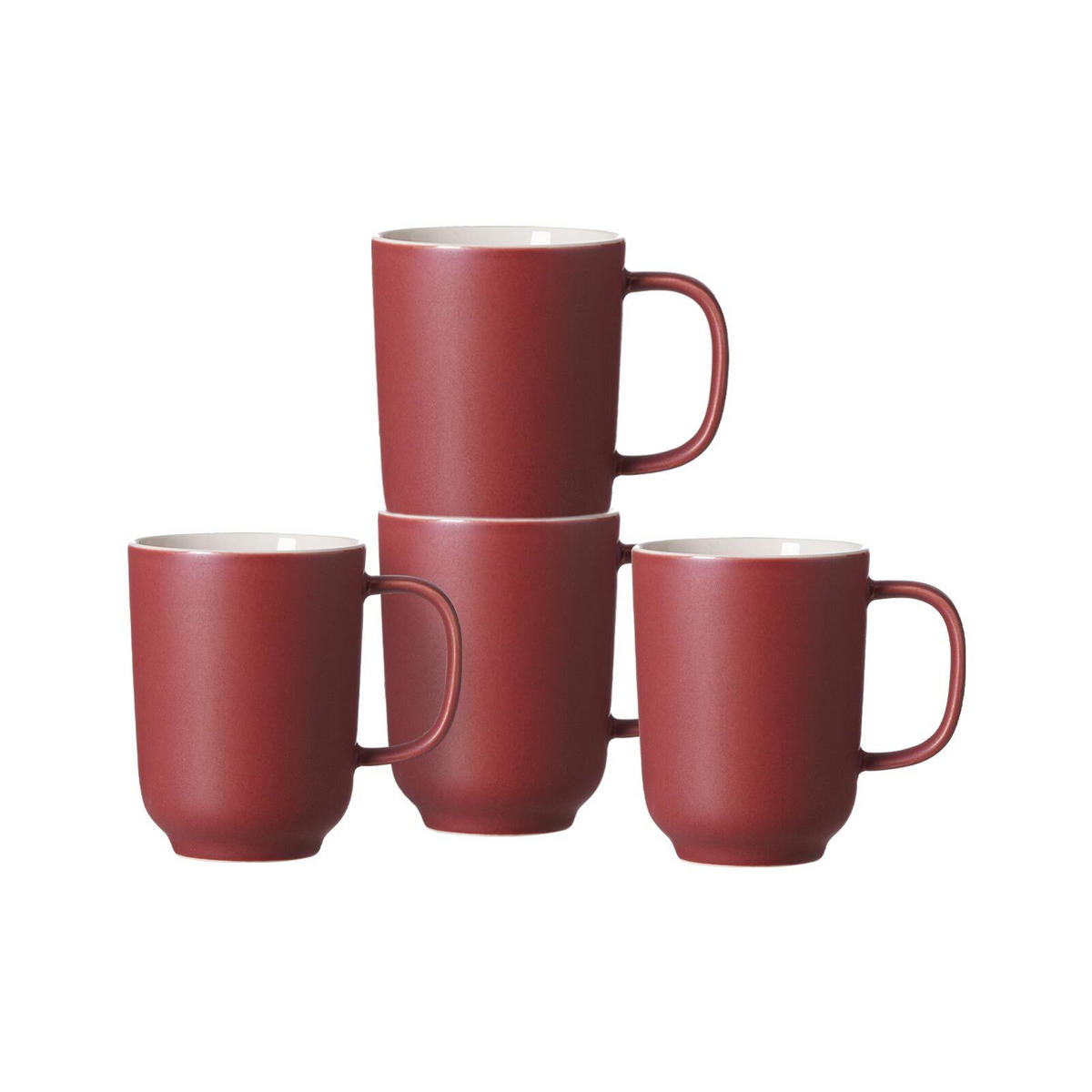 KAFFEEBECHER Jasper Beere 285 ml 4er Set - Beere, Keramik (0.285L) - Ritzenhoff Breker