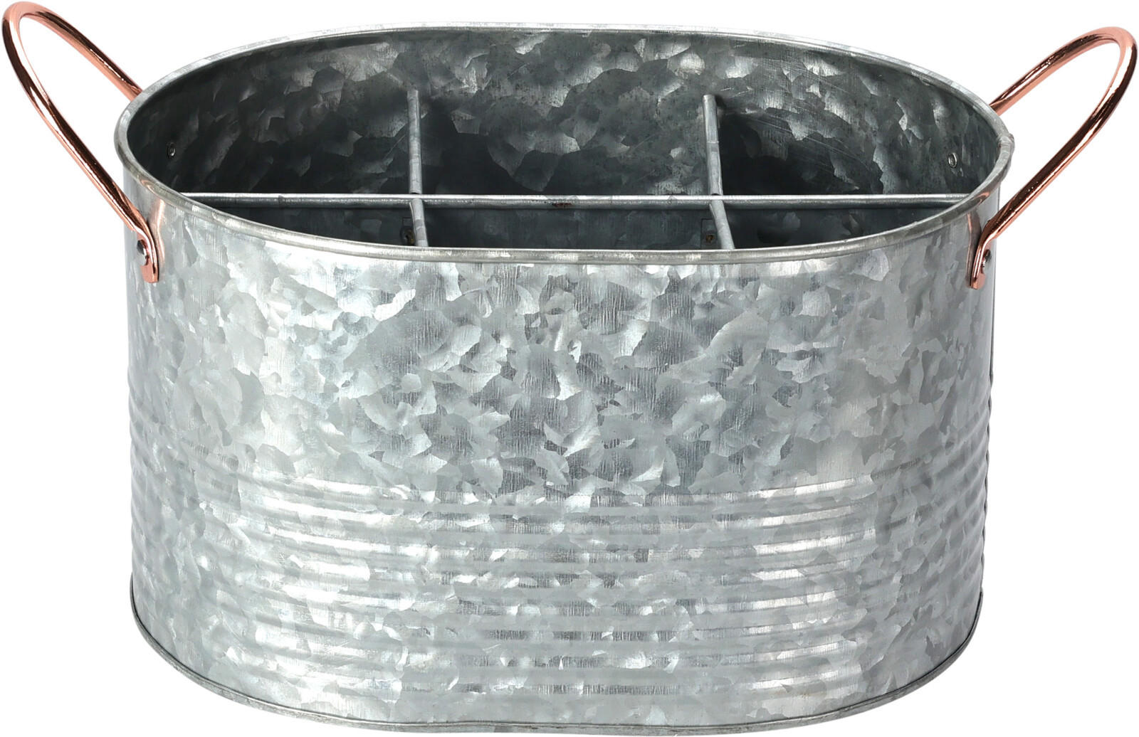 FLASCHENCONTAINER Basic Silber 29/18.5/17.5 cm Metall - Silberfarben, Metall (18.5/17.5/29cm) - Mondex