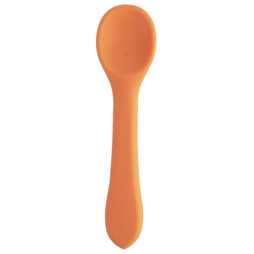 BABYLÖFFEL Silikon 14 cm - Orange, Kunststoff - Orion 