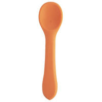 BABYLÖFFEL Silikon 14 cm - Orange, Kunststoff - Orion 