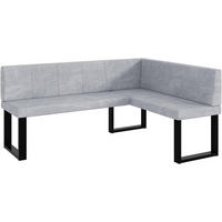 ECKBANK PETER_U - Hellgrau, Textil (128/168cm) - Meblini