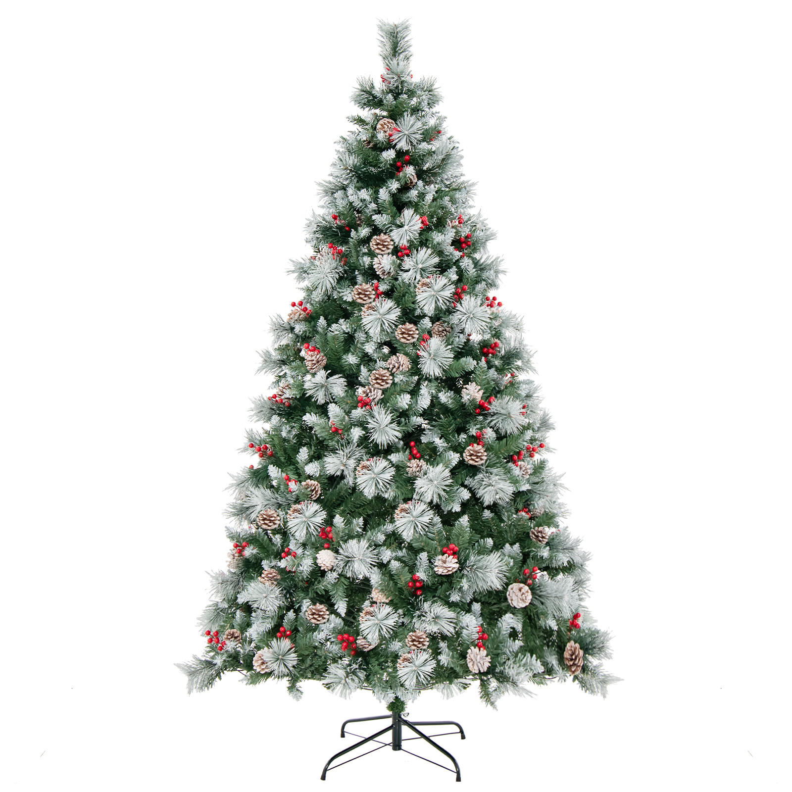 WEIHNACHTSBAUM 210cm Grün - Grün, Kunststoff (210cm) - COSTWAY