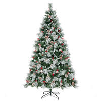 WEIHNACHTSBAUM 210cm Grün - Grün, Kunststoff (210cm) - COSTWAY