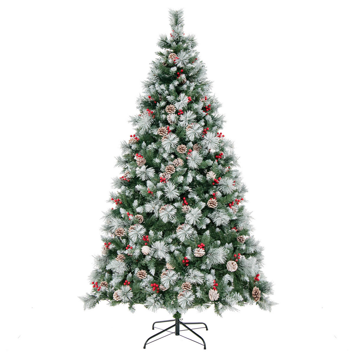 WEIHNACHTSBAUM 210cm Grün - Grün, Kunststoff (210cm) - COSTWAY