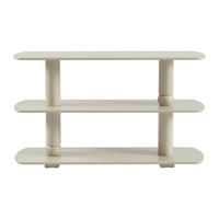 REGAL - 140 cm x 35 cm - holz - beige Topawa - Beige, Holz (140/80.5/35cm) - Vente-Unique