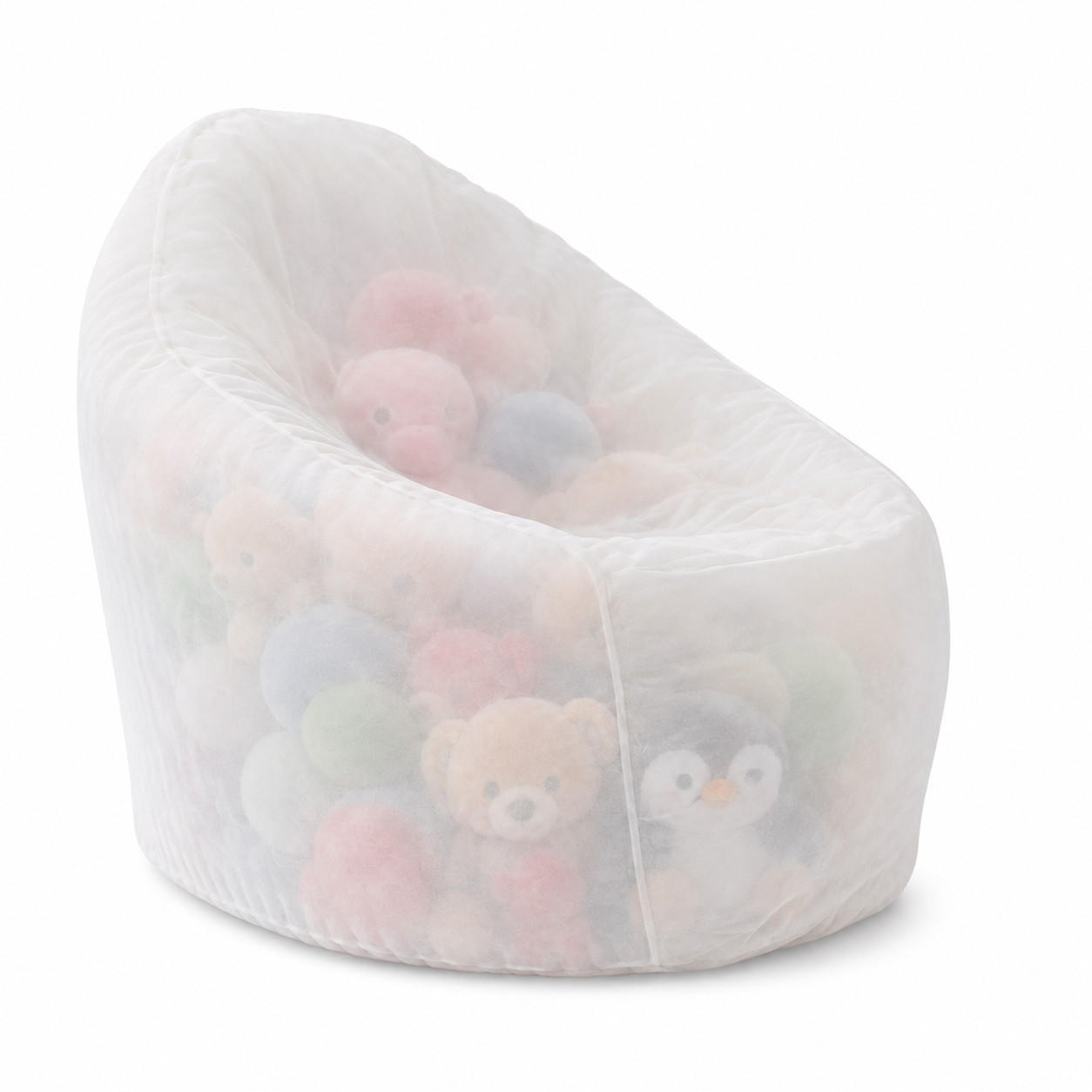 BEZUG Comfii Weiß 60/60/60 cm Vigofil 100 g/m² - Weiß, Textil (92/70cm) - Dreamroots