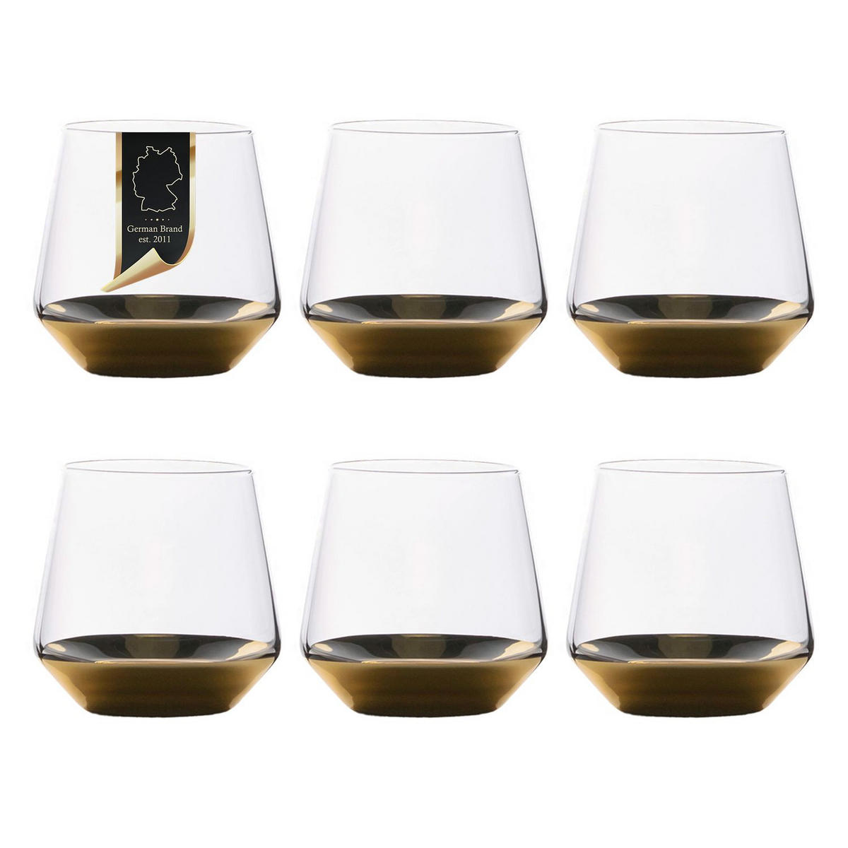 WASSERGLAS SET 350 ml (6-tlg) - Transparent, Glas (0.35L) - Intirilife