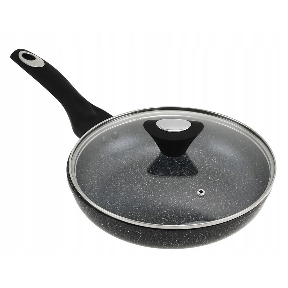 PFANNE Schwarz 40/22/5.5 cm KS2678 - Schwarz, Metall (22cm) - Krisberg 