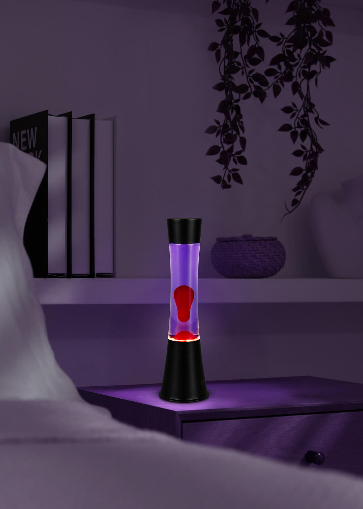 TISCHLAMPE ETNA - - 11.5/11.5/39.5 cm - Schwarz, Glas (11.5/11.5/39.5cm) - Trio Leuchten