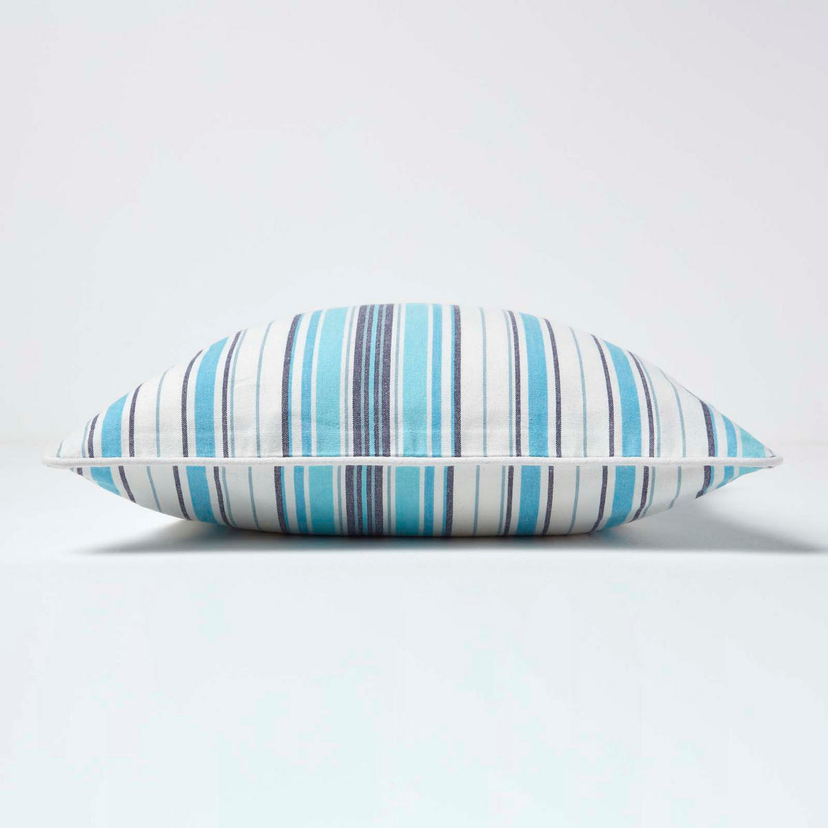 KISSENHÜLLE New England 45/45 cm - Blau, Textil (45/45cm) - Homescapes