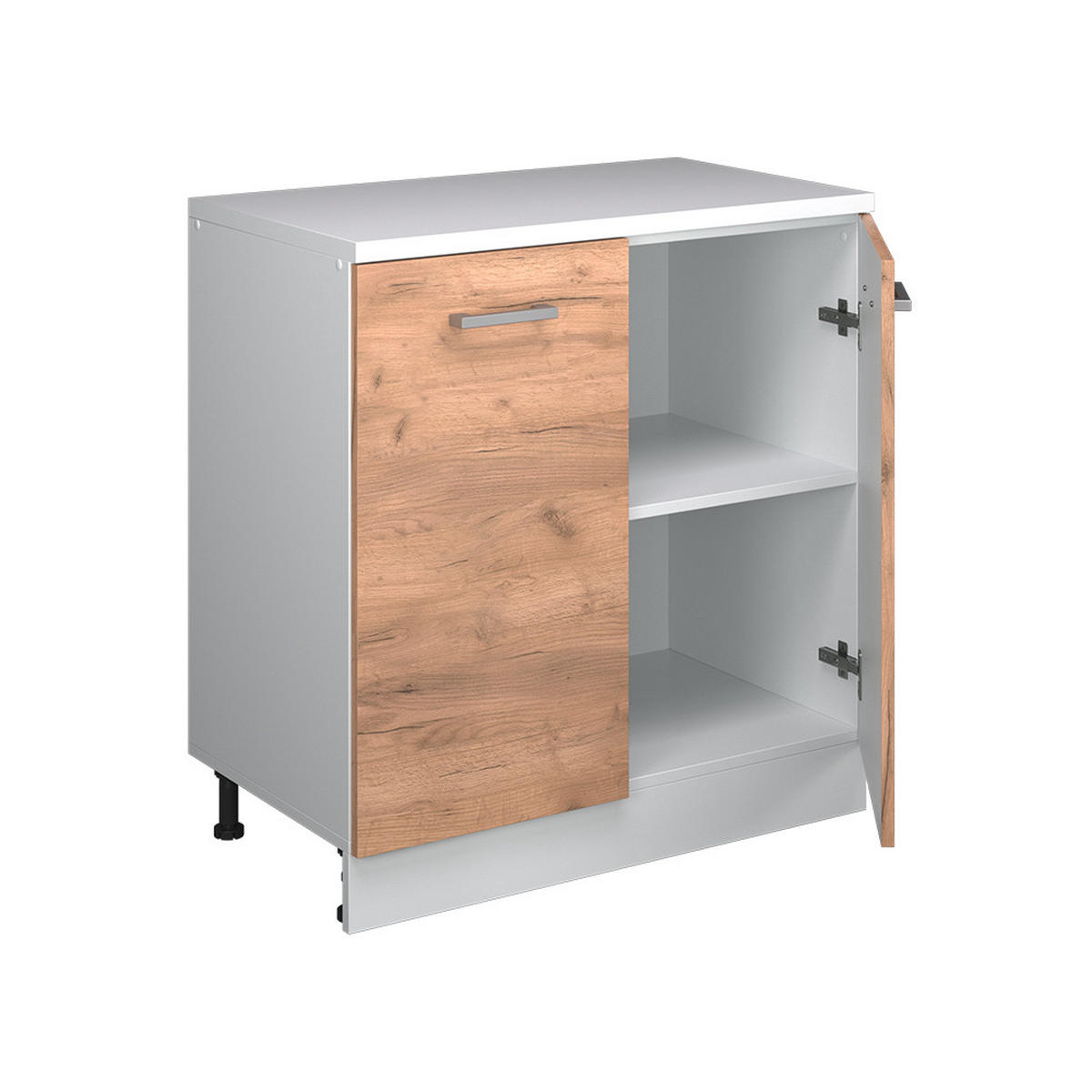 ORMAR ZA POTKROVLJE Rion Hrast zlatnog tona 80 x 81.6 cm bez kosine s 2 vrata - hrast medunac, drvni materijal (80/83.8/46cm) - Vicco