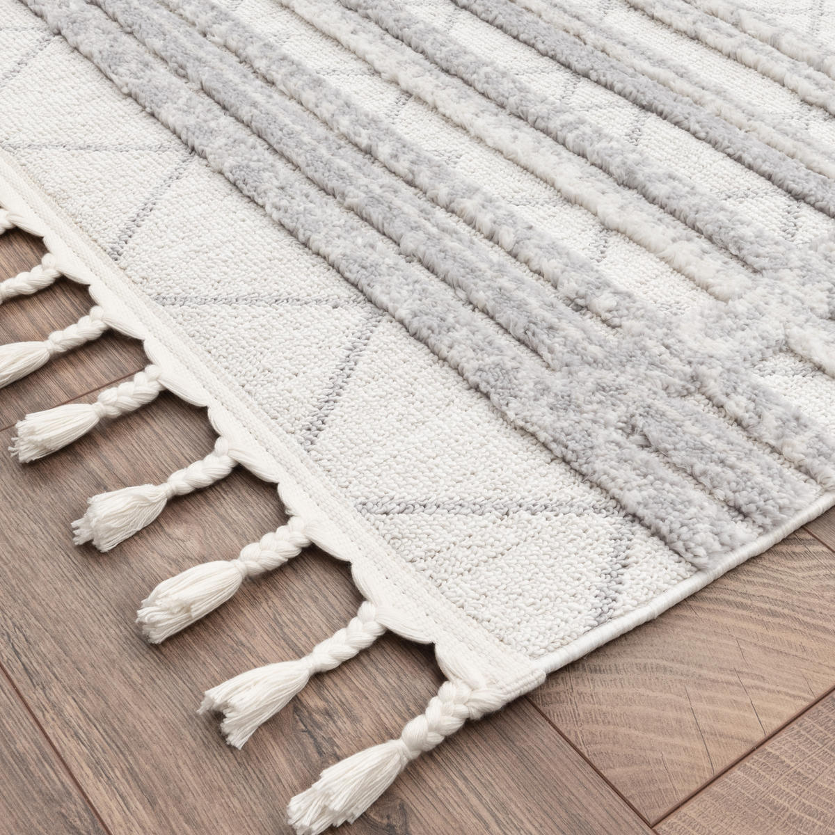 KURZFLORTEPPICH 80/150 cm Auckland 292 - Creme, Textil (80/150cm) - Paco Home
