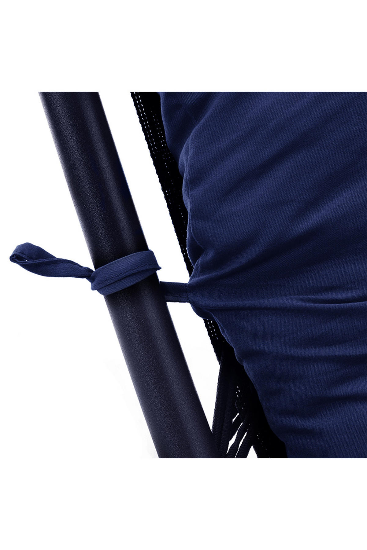 SONNENLIEGENAUFLAGE Dickes, weiches und bequemes Liegestuhlkissen für den Außenbereich 110 cm B x 40 cm - Dunkelblau, Textil (40/110cm) - Livingandhome