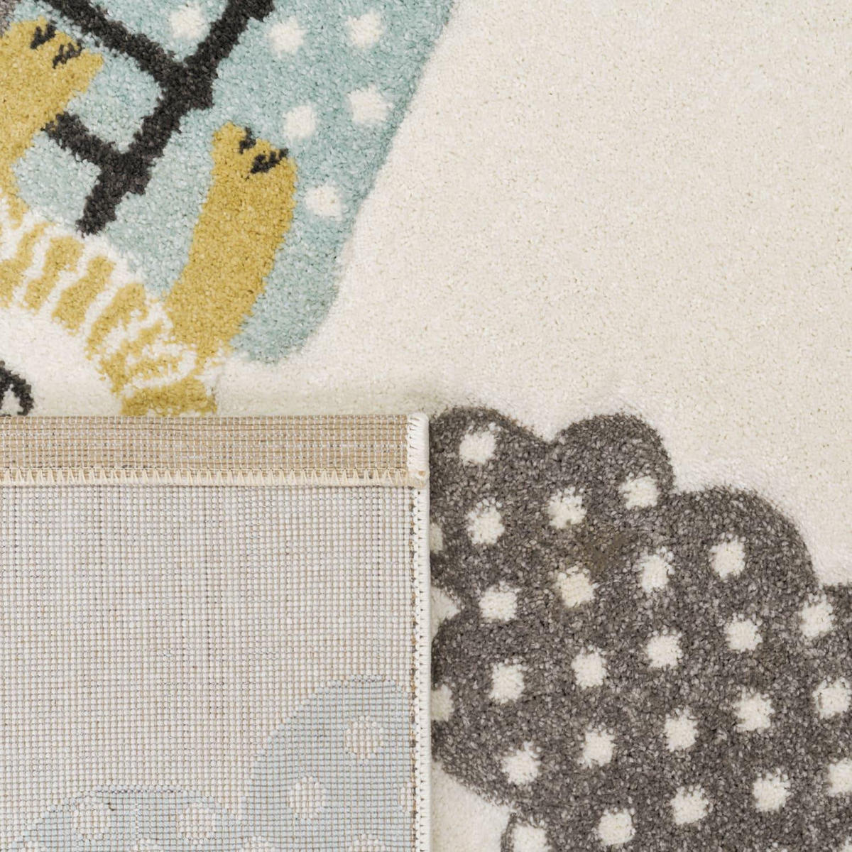 KINDERTEPPICH 160/160 COSMO 343 - Creme, Kunststoff (160/160cm) - Paco Home