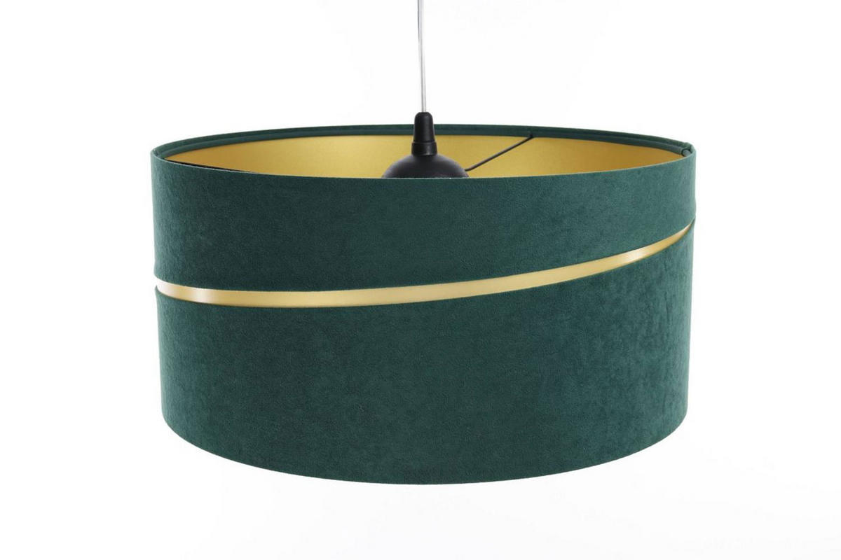 HÄNGELEUCHTE Grün 60/30 cm - Goldfarben/Grün, Kunststoff (60/0.4/30cm) - ONZENO