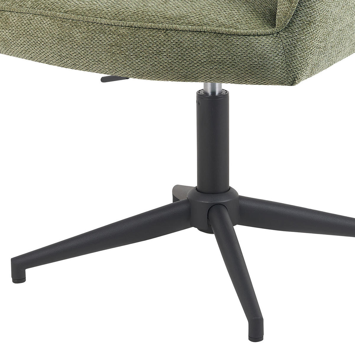 BÜROSTUHL Mika-Bryn - Schwarz/Grün, Textil/Metall (60/84/65cm) - DUBI Möbel