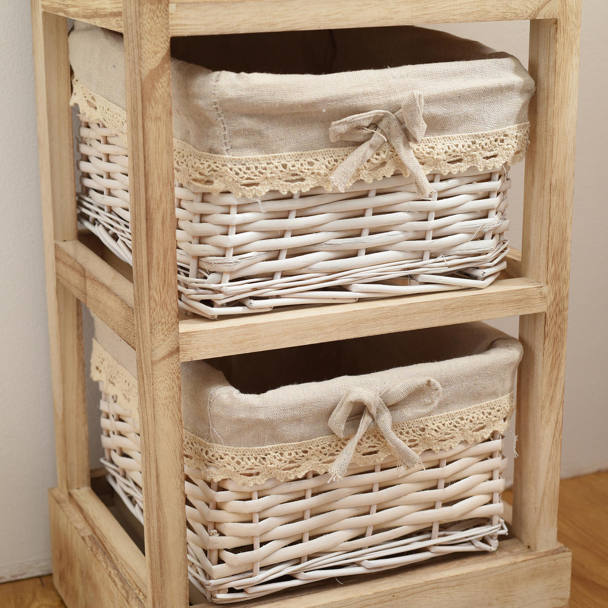 NACHTTISCH Braun 27/30/63 cm - Braun, Holz (27/63/30cm) - Mobili Rebecca