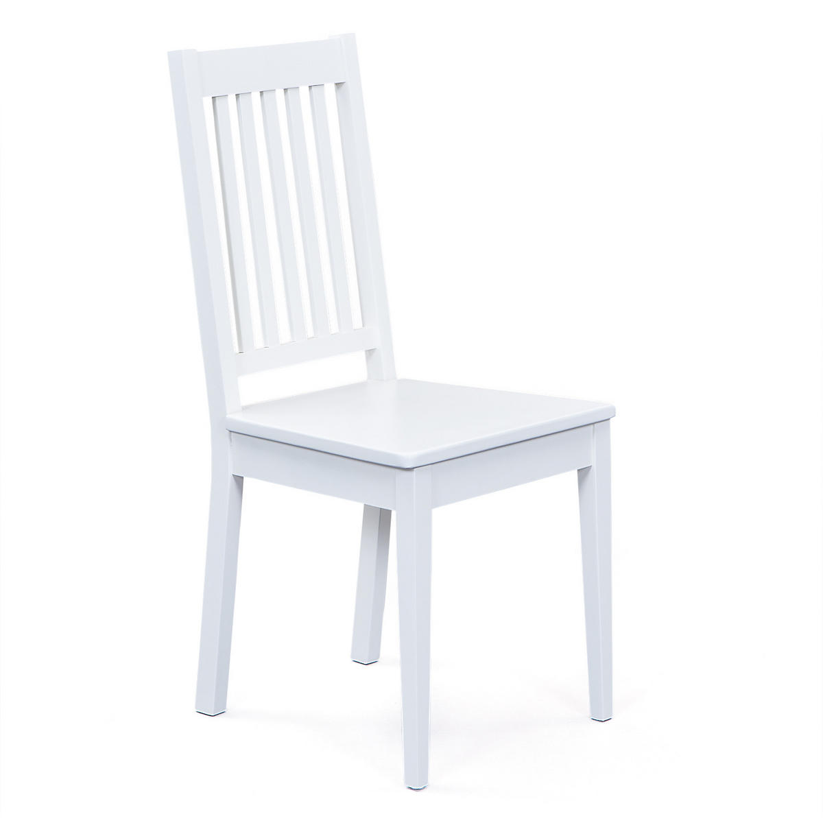 STUHL 2er-Set weiss - Weiß, Holzwerkstoff (42/95/50cm) - ebuy24