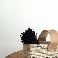 TROCKENBLUMEN Glixia Bund in Schwarz - Schwarz, Naturmaterialien (45cm) - Lykke & You