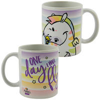 KAFFEEBECHER Pummel & Friends Zebrasus - One day I will fly Mehrfarbig 320 ml - Multicolor, Keramik (0.32L) - United Labels
